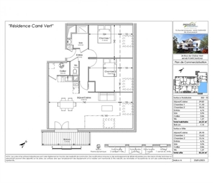 t3 à la vente -   44160  PONTCHATEAU, surface 64 m2 vente t3 - UBI473112410